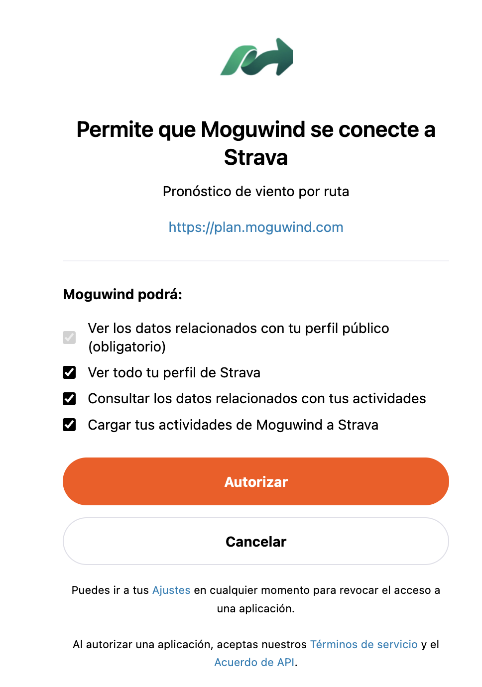 importar ruta Strava planificador MoguWind gratis