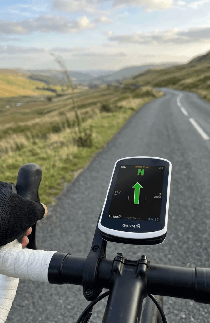 Moguwind para Garmin - Detecta el viento